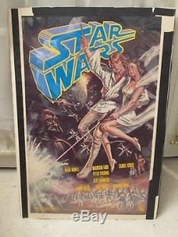 Star Wars Original 1976 Movie Poster Proof RARE George Lucas