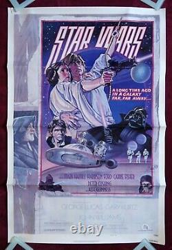 Star Wars Original Movie Poster 1977 Circus Style D 1sh Vintage