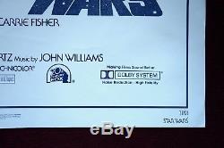 Star Wars Original Movie Poster 1977 Style A 1sh A New Hope Vintage