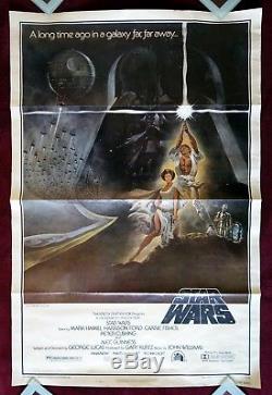 Star Wars Original Movie Poster Style A 1sh 1977 A New Hope Vintage Trifold