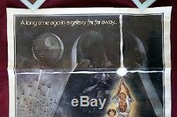 Star Wars Original Movie Poster Style A 1sh 1977 A New Hope Vintage Trifold