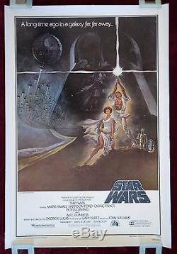 Star Wars Original Movie Poster Style A 1sh 1977 Linen Vintage Darth Vader