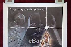 Star Wars Original Movie Poster Style A 1sh 1977 Linen Vintage Darth Vader