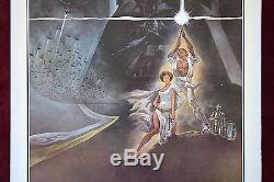 Star Wars Original Movie Poster Style A 1sh 1977 Linen Vintage Darth Vader