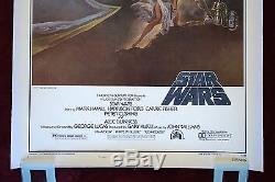 Star Wars Original Movie Poster Style A 1sh 1977 Linen Vintage Darth Vader