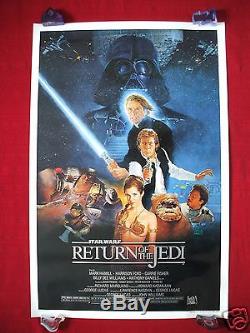 Star Wars Return Of The Jedi 1983 Original Movie Poster 1sh Style B Rotj Nm-m
