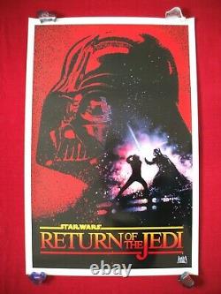 Star Wars Return Revenge Of The Jedi 1993 Original Movie Poster 10th Anniversary