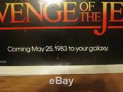 Star Wars Revenge of the Jedi 1982 TEASER ONE SHEET POSTER ORIGINAL Rolled