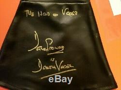 Star Wars SIGNED GLOVE Dave Prowse as Darth Vader with added quote