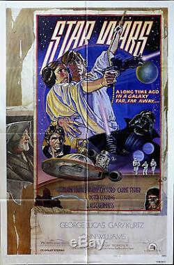 Star Wars Style D NSS 1977 Released Rare Vintage Original Movie Poster