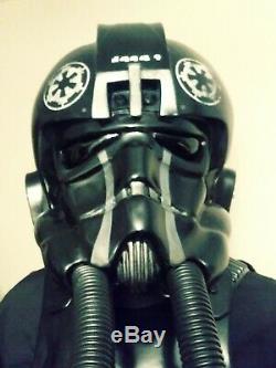 Star Wars TIE Fighter Pilot Hero Helmet Prop Costume Replica