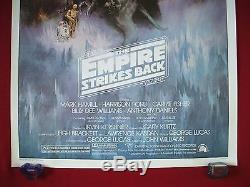 Star Wars The Empire Strikes Back 1980 Original Movie Poster Gwtw Style A Rolled