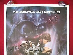 Star Wars The Empire Strikes Back 1980 Original Movie Poster Gwtw Style A Rolled