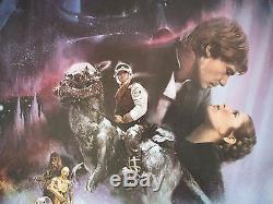 Star Wars The Empire Strikes Back 1980 Original Movie Poster Gwtw Style A Rolled