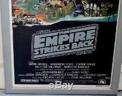 Star Wars The Empire Strikes Back Australian Daybill Movie Poster MAPS Litho Vtg