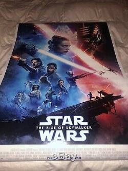 Star Wars The Rise Of Skywalker Final DS 27x40 Brand New Near Mint Never Used
