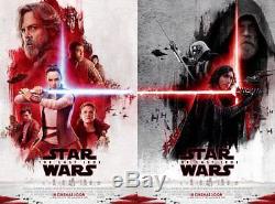 Star Wars the Last Jedi original DS movie poster 27x40 D/S INTL Set of 2