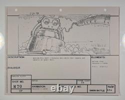 Star wars storyboard Empire Strikes Back movie Prop Rebel Disney Art EB2-14
