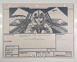 Star wars storyboard Empire Strikes Back movie Prop Rebel Disney Art EB2-26