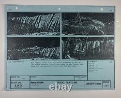 Star wars storyboard Empire Strikes Back movie Prop Rebel Disney Art EB2-42