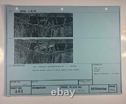 Star wars storyboard Empire Strikes Back movie Prop Rebel Disney Art EB2-54