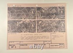 Star wars storyboard Empire Strikes Back movie Prop Rebel Disney Art EB2-59