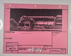 Star wars storyboard Empire Strikes Back movie Prop Rebel Disney Art EB2-65