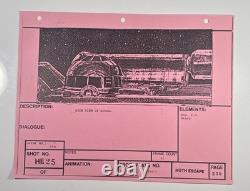 Star wars storyboard Empire Strikes Back movie Prop Rebel Disney Art EB2-68