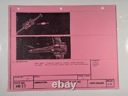 Star wars storyboard Empire Strikes Back movie Prop Rebel Disney Art EB2-69 Star wars storyboard Empire Strikes Back movie Prop Rebel Disney Art EB2-69