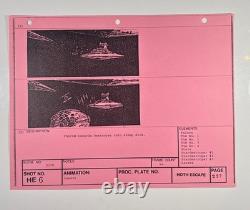 Star wars storyboard Empire Strikes Back movie Prop Rebel Disney Art EB2-72
