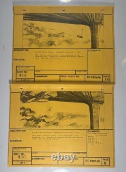 Star wars storyboard Empire Strikes Back movie Prop Rebel Disney Art EB2-79