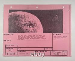Star wars storyboard Empire Strikes Back movie Prop Rebel Disney Art EB2-84