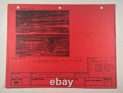 Star wars storyboard Empire Strikes Back movie Prop Rebel Disney Art EB3-1
