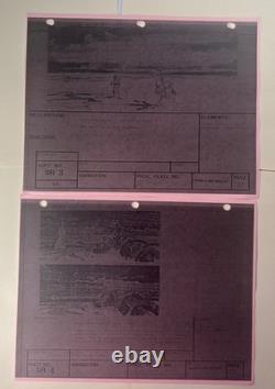 Star wars storyboard Empire Strikes Back movie Prop Rebel Disney Art EB3-14