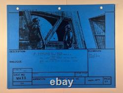 Star wars storyboard Empire Strikes Back movie Prop Rebel Disney Art EB3-27