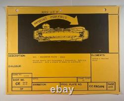 Star wars storyboard Empire Strikes Back movie Prop Rebel Disney Art EB3-55