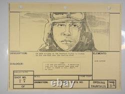 Star wars storyboard Empire Strikes Back movie Prop Rebel Disney Vtg Art EB1-58