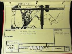 Star wars storyboards Empire Strikes Back movie prop BESPIN LUKE DARTH VADER Art