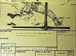 Star wars storyboards Empire Strikes Back movie prop BESPIN LUKE DARTH VADER Art