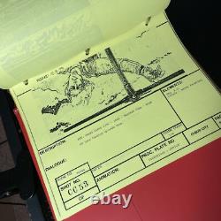 Star wars storyboards Empire Strikes Back movie prop BESPIN LUKE DARTH VADER Art