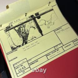 Star wars storyboards Empire Strikes Back movie prop BESPIN LUKE DARTH VADER Art