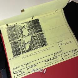 Star wars storyboards Empire Strikes Back movie prop BESPIN LUKE DARTH VADER Art