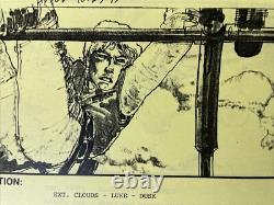Star wars storyboards Empire Strikes Back movie prop BESPIN LUKE DARTH VADER Art