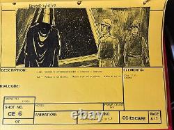 Star wars storyboards Empire Strikes Back movie prop DARTH VADER OFFICERS Art