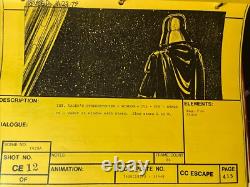 Star wars storyboards Empire Strikes Back movie prop DARTH VADER OFFICERS Art