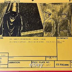 Star wars storyboards Empire Strikes Back movie prop DARTH VADER OFFICERS Art