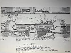 Star wars storyboards Empire Strikes Back movie prop HOTH AT-AT DRIVERS EARLY