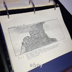 Star wars storyboards Empire Strikes Back movie prop HOTH LUKE TAUNTAUN ESB Art