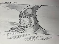 Star wars storyboards Empire Strikes Back movie prop HOTH LUKE TAUNTAUN ESB Art