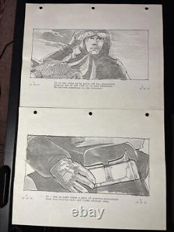 Star wars storyboards Empire Strikes Back movie prop HOTH TAUNTAUN OPENING SCENE